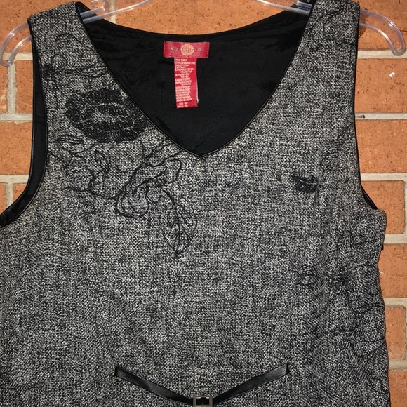 🖤SANGRIA🖤TWEED PRINTED FLORAL SHEATH DRESS🖤 - Picture 8 of 8